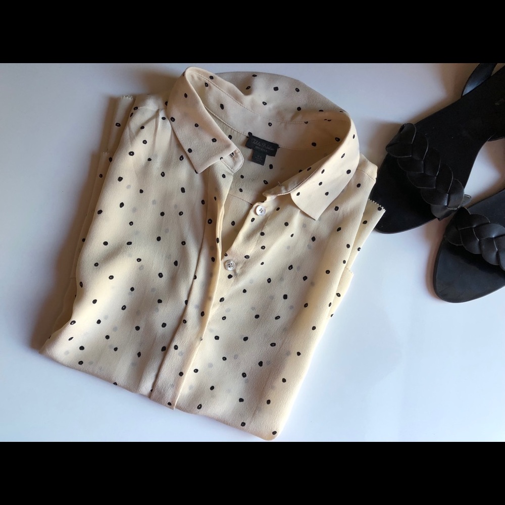 Polka dot blouse